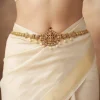 663-gold-finish-waist-belt-with-temple-style-motifs-1.webp Gold Finish Waist Belt With Temple Style Motifs