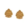 664-gold-finish-necklace-set-with-temple-style-motifs-4.webp Gold Finish Necklace Set With Temple Style Motifs
