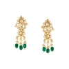 666-green-necklace-set-in-kundan-with-faux-pearl-and-emerald-stones-3.webp Green Necklace Set in Kundan with Faux Pearl and Emerald Stones