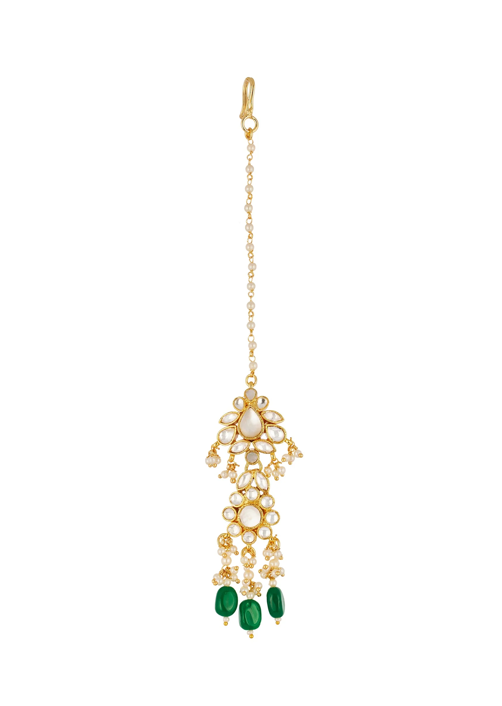 666-green-necklace-set-in-kundan-with-faux-pearl-and-emerald-stones-5.webp Green Necklace Set in Kundan with Faux Pearl and Emerald Stones