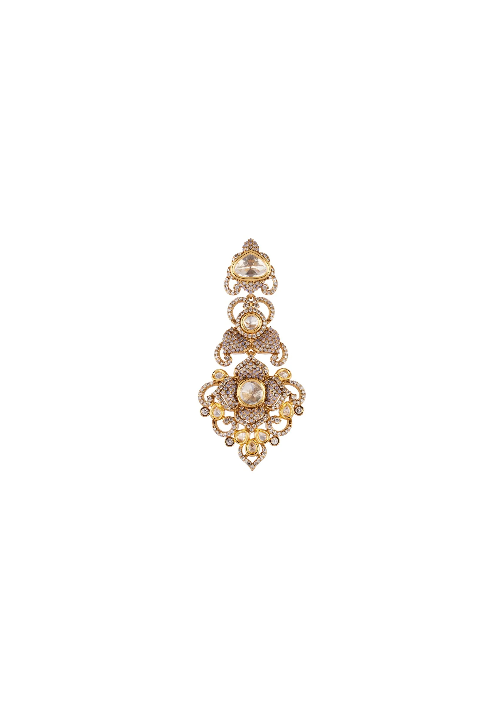 668-gold-finish-jewellery-set-in-polki-and-semi-precious-stones-4.webp Gold Finish Jewellery Set In Polki And Semi Precious Stones