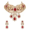 670-gold-finish-jewellery-set-in-kundan-polki-2.webp Gold Finish Jewellery Set In Kundan Polki