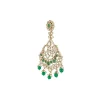 672-green-gold-polki-earrings-with-delicate-detail-4.webp Green Gold Polki Earrings With Delicate Detail