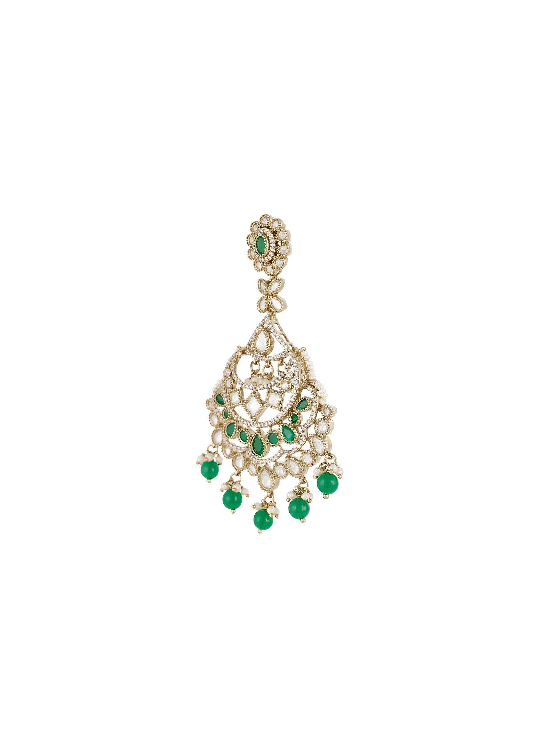 672-green-gold-polki-earrings-with-delicate-detail-4.webp Green Gold Polki Earrings With Delicate Detail