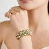 Gold-Toned Openwork Festive Bangles