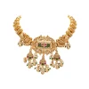 Green Rajwadi Statement Necklace Set