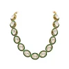 Green Polki Necklace Set