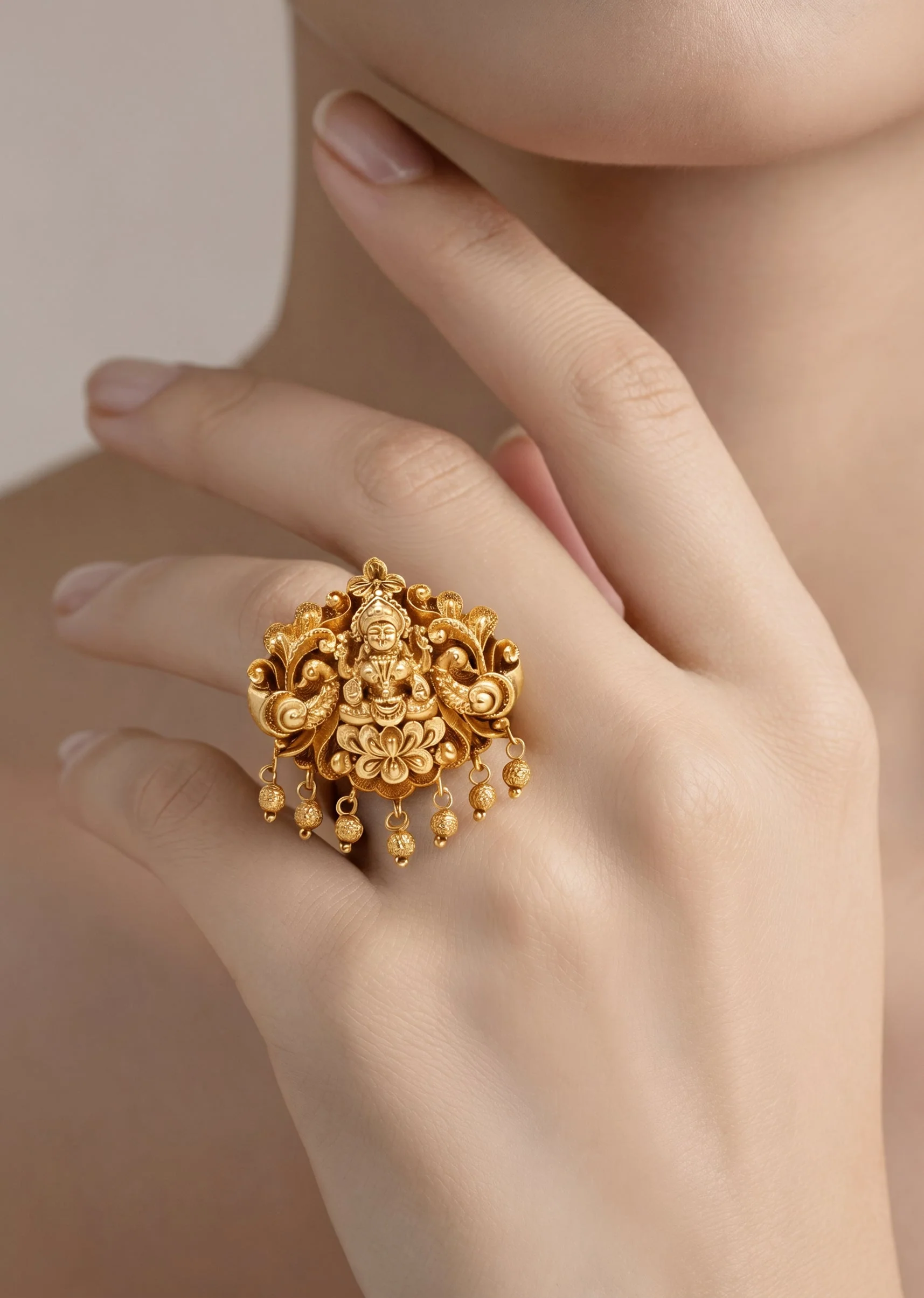 679-antique-gold-temple-statement-ring-1.webp Antique Gold Temple Statement Ring