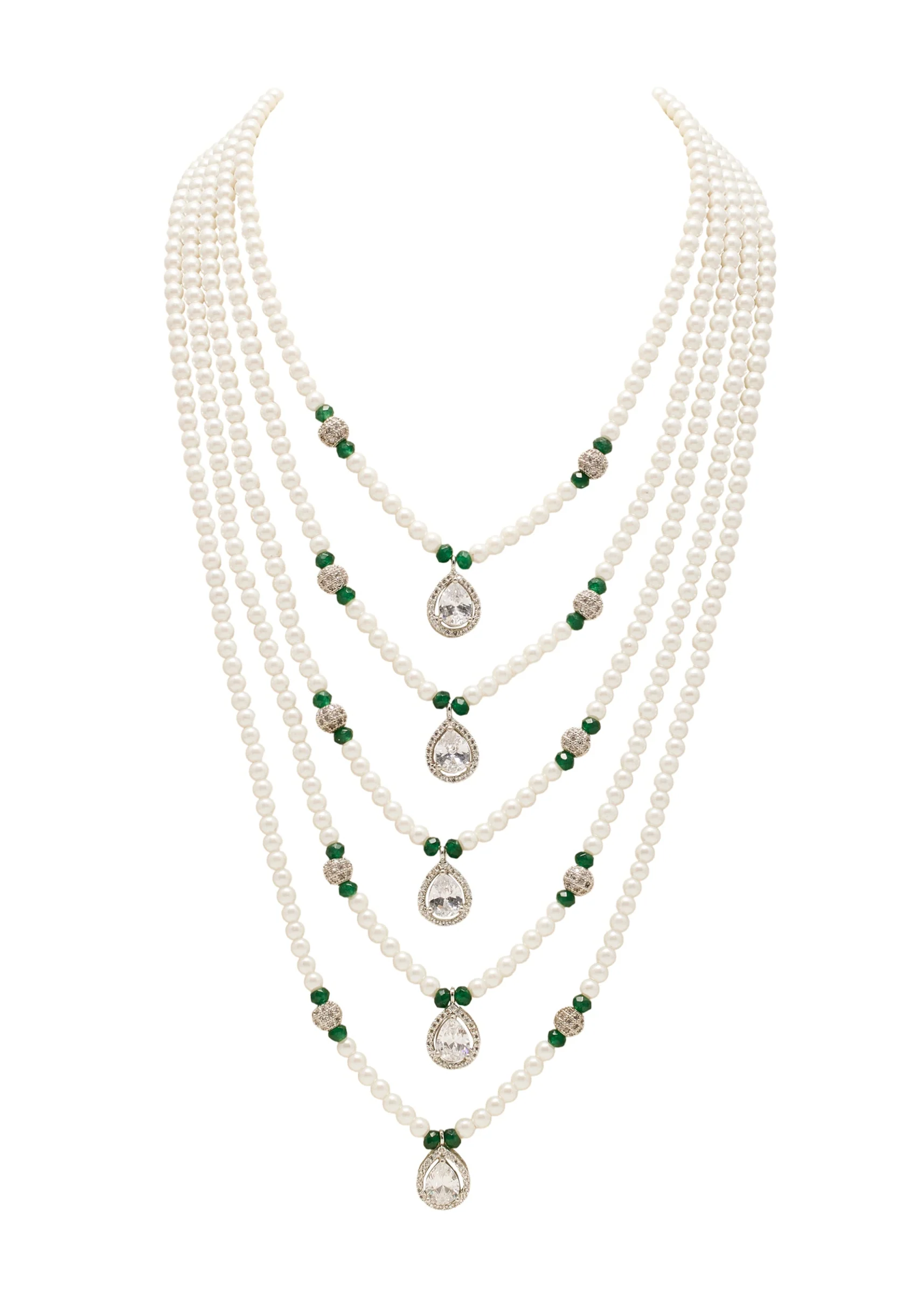 686-green-beaded-layered-long-necklace-1.webp Green Beaded Layered Long Necklace