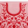6893-red-net-saree-with-sequins-and-stones-embroidery-10.jpg Red Net Saree With Sequins And Stones Embroidery