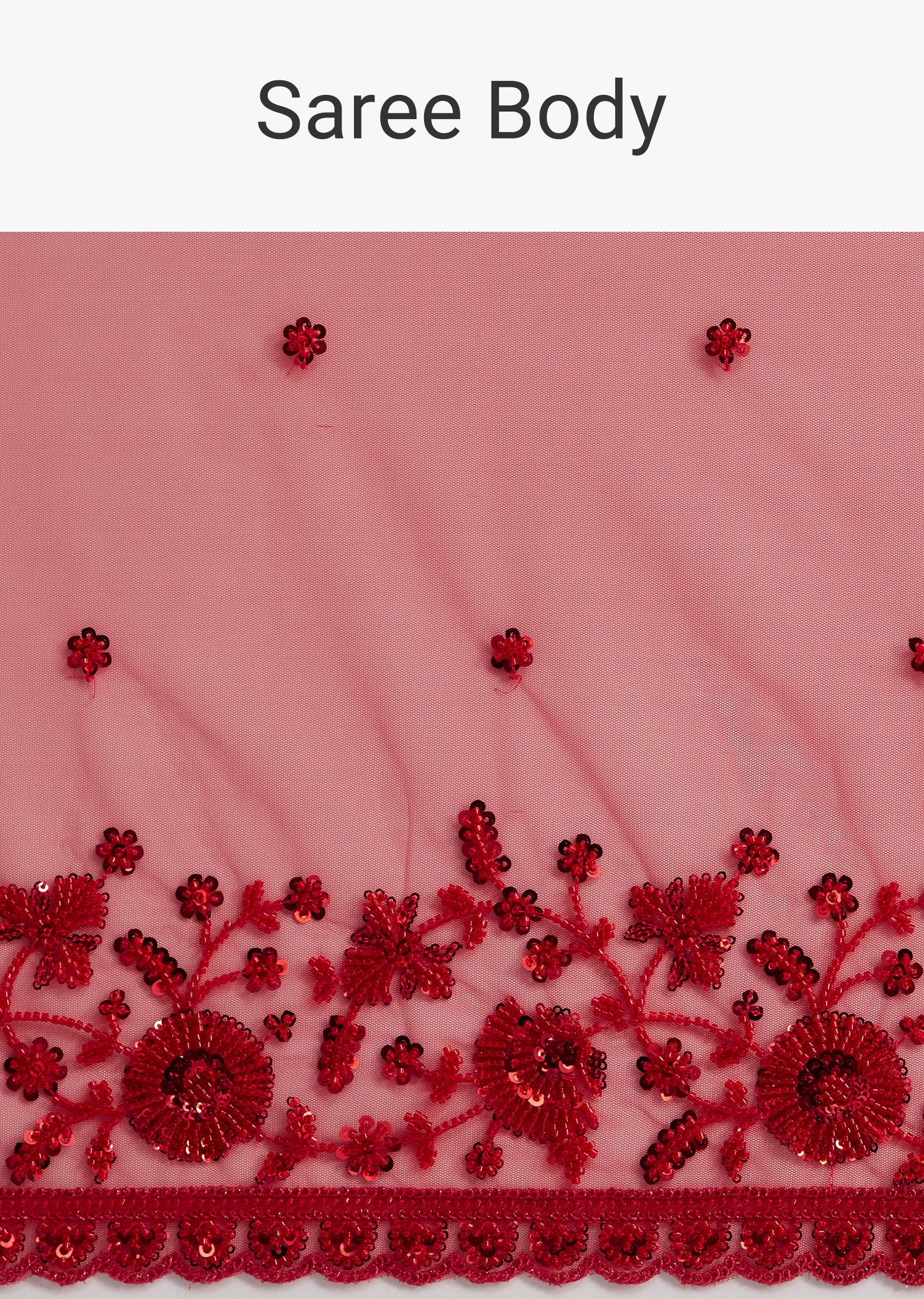 6893-red-net-saree-with-sequins-and-stones-embroidery-9.jpg Red Net Saree With Sequins And Stones Embroidery