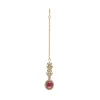 Pink Gold Maangtikka