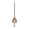 Mint Green Gold Maangtikka
