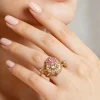 Baby Pink Gold Ring