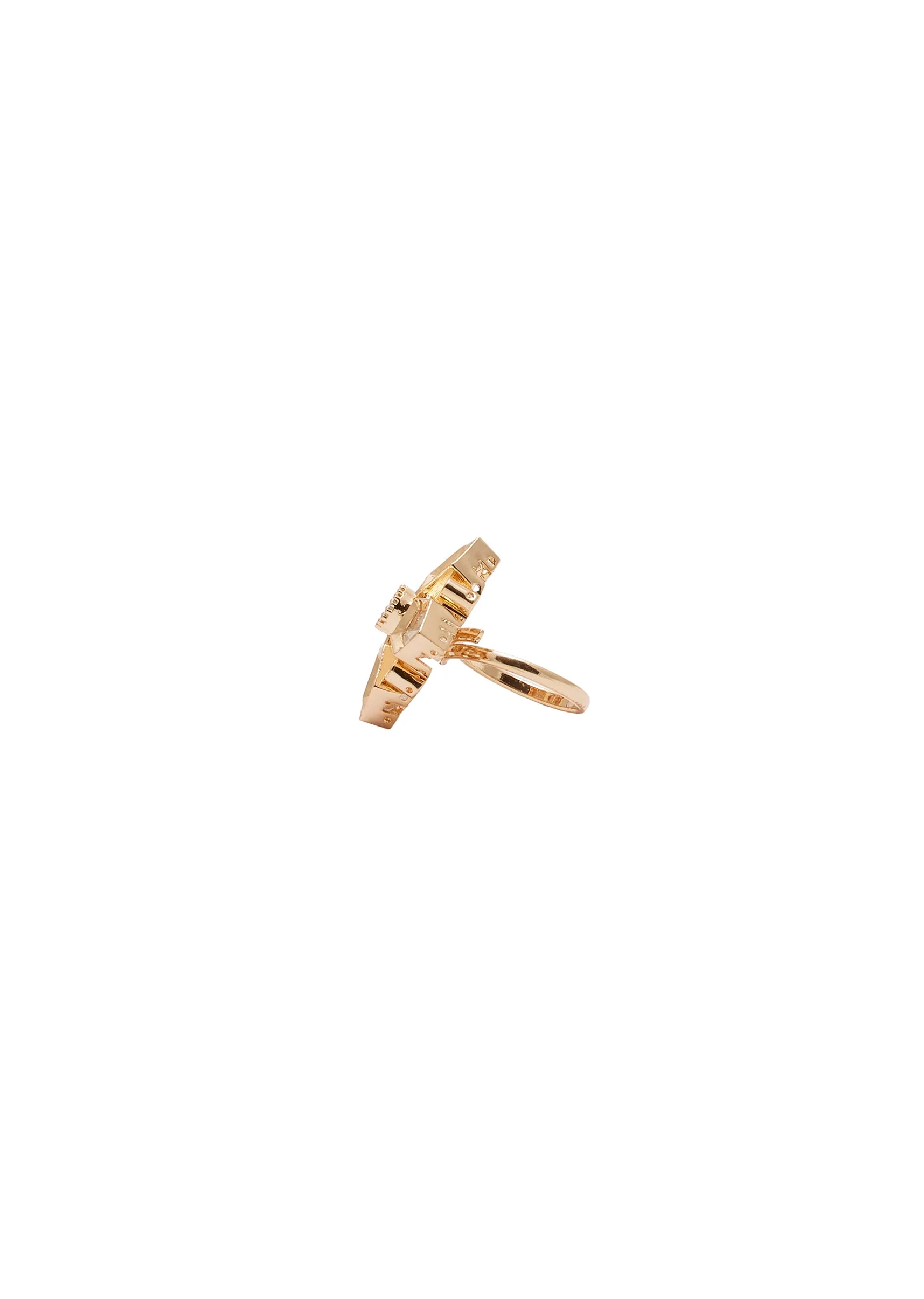 Mint Green Gold Ring
