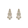 Mint Green Gold Wedding Necklace Set