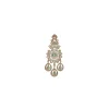 Mint Green Gold Wedding Necklace Set