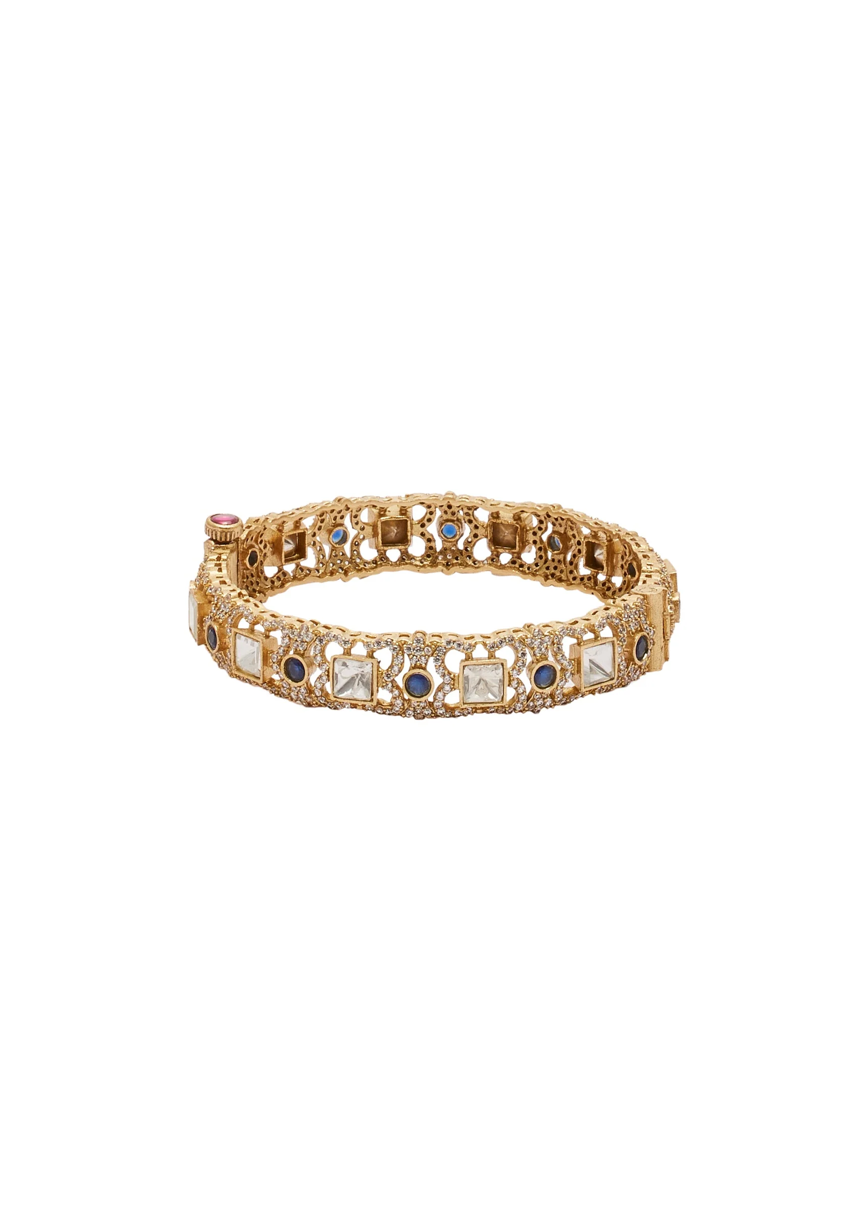 Blue Gold Festive Bangles