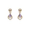 Violet Gold Festive Necklace Set