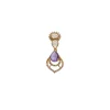 Violet Gold Festive Necklace Set