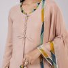 Baby Pink Organza Palazzo Set