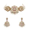 White Gold Festive Necklace Set