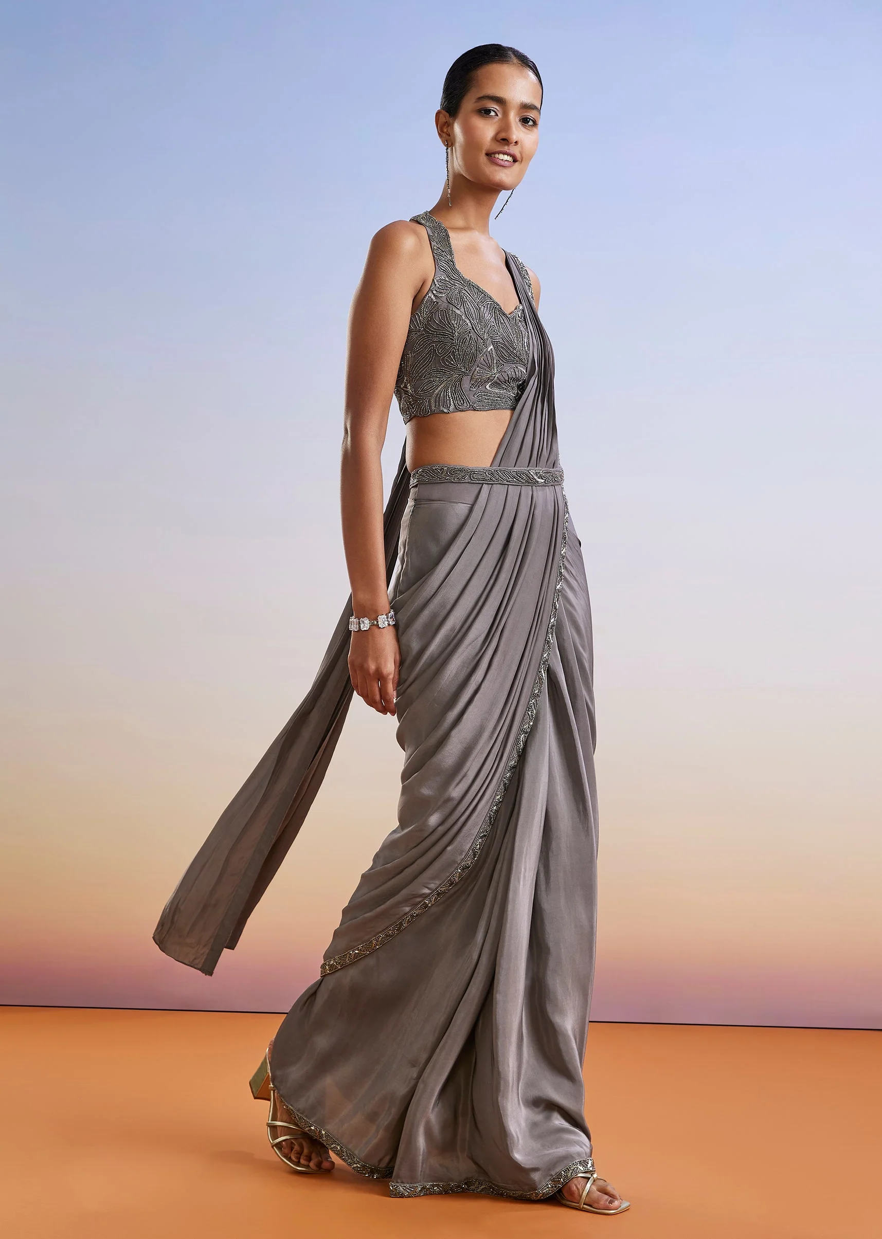 7047-us-2-us-2-variation-1.webp Grey Embroidered Ready Pleated Saree With Blouse And Belt