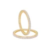 Dual Tone Stone Studded Bangles