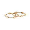White Zirconia Bangles Set