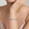Aqua Enamel Zirconia Bangles