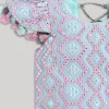 Blue And Pink Printed Salwar Kameez Set