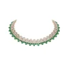 Silver Kundan Zirconia Necklace Set