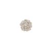 White Silver Modern Stud Earrings