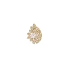 White Zirconia Minimal Earrings