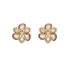 Red Kundan Traditional Earrings
