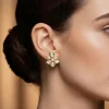 Zirconia Studded Earrings