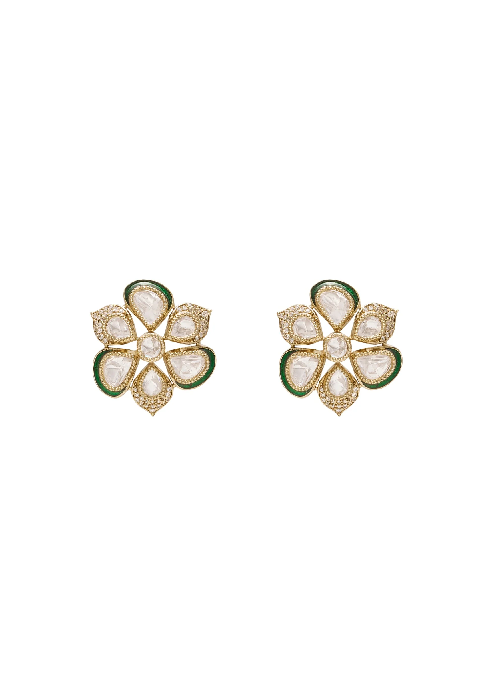 Zirconia Studded Earrings
