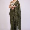 7269-capulet-olive-green-saree-in-sequins-with-embroidery-1.jpg Capulet Olive Green Saree In Sequins With Embroidery