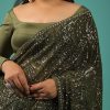 7269-capulet-olive-green-saree-in-sequins-with-embroidery-22.jpg Capulet Olive Green Saree In Sequins With Embroidery