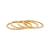 732-gold-finish-bangles-with-traditional-temple-motifs-and-white-pearls-2.webp Gold Finish Bangles With Traditional Temple Motifs And White Pearls