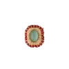 736-gold-tone-earrings-in-stud-style-with-enamel-and-stone-detailing-3.webp Gold Tone Earrings In Stud Style With Enamel And Stone Detailing