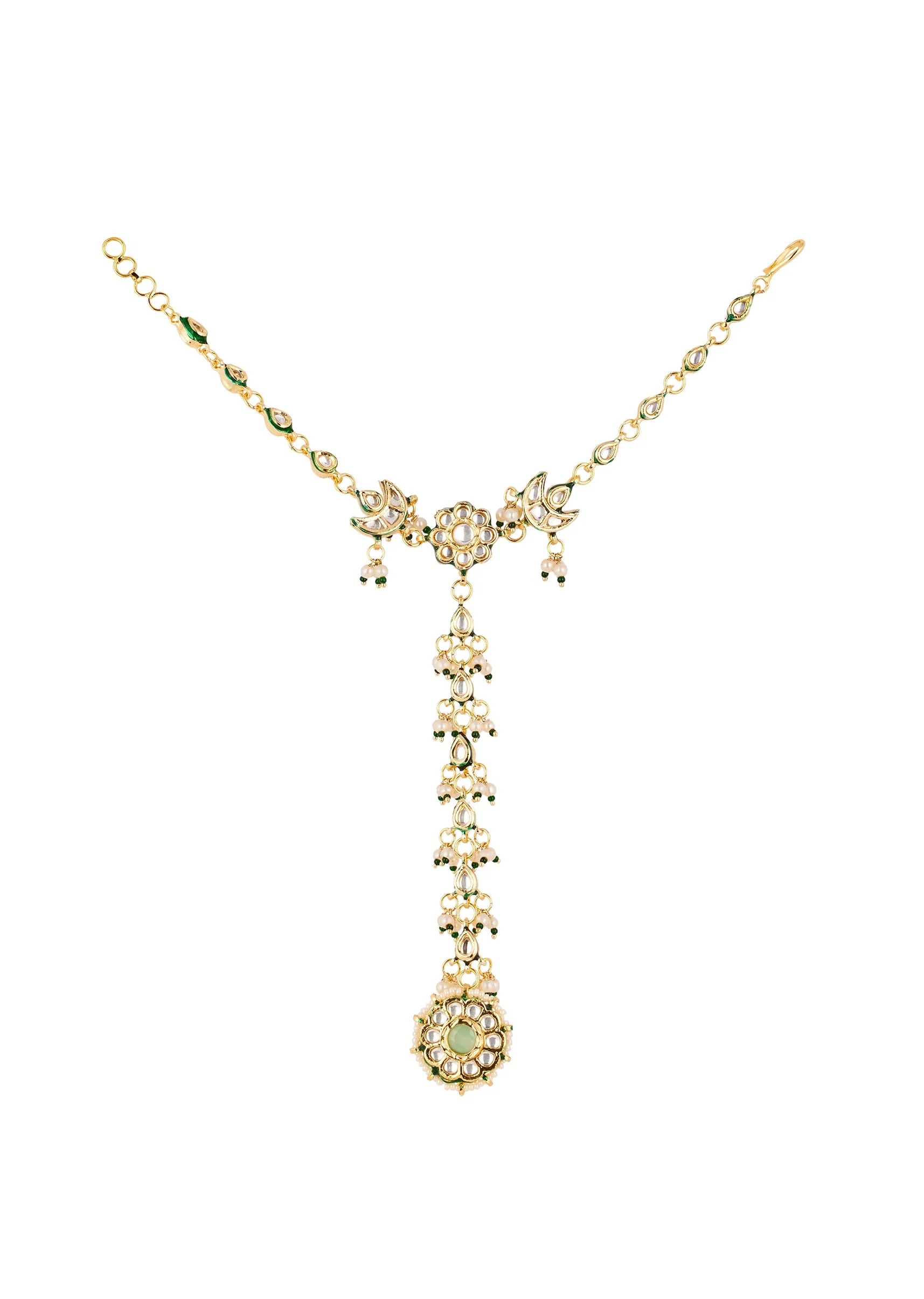 737-gold-contemporary-faux-stones-studded-hathphool-with-cz-diamond-1.webp Gold Contemporary Faux Stones Studded Hathphool with CZ Diamond