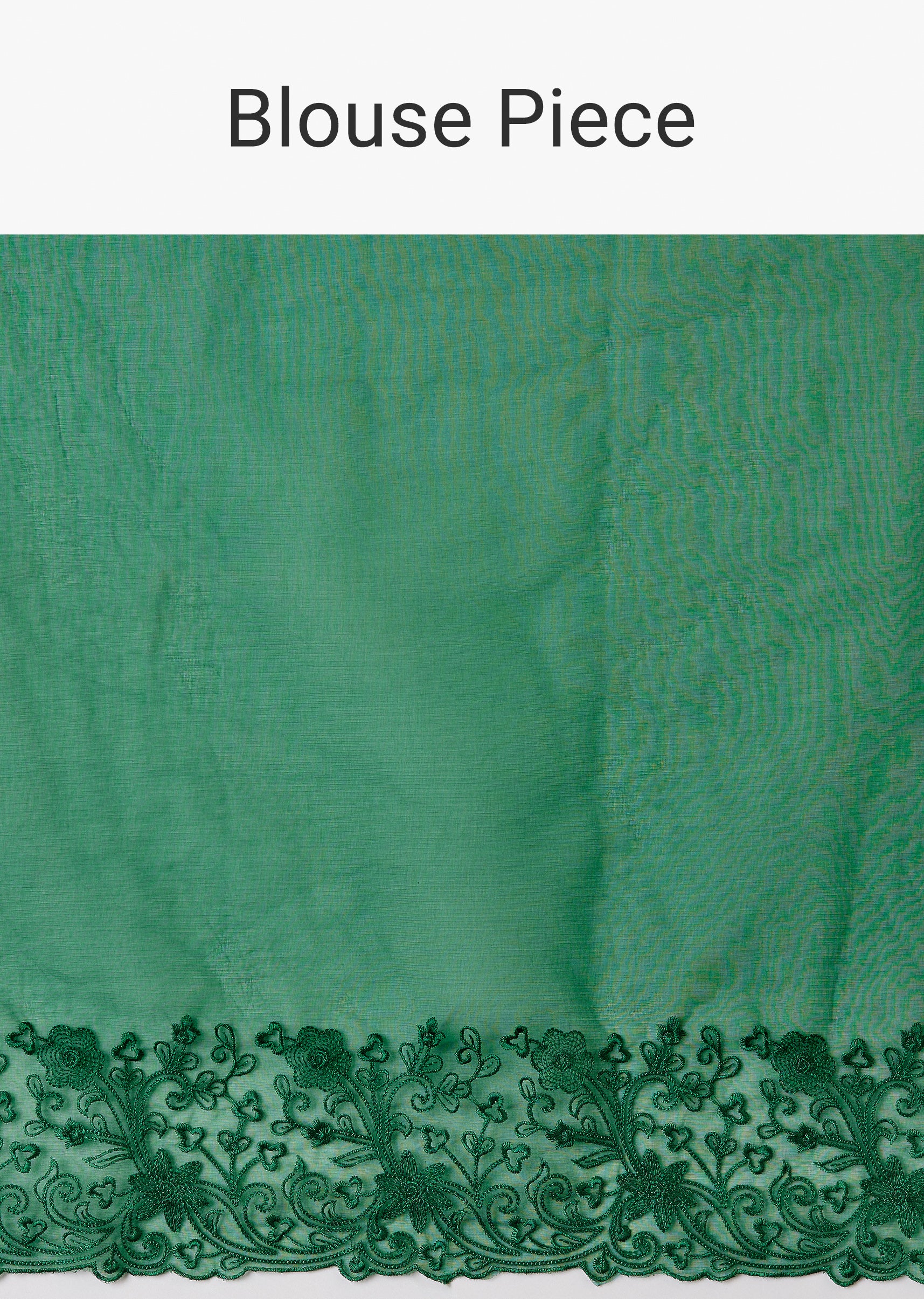 Castleton Green Organza Saree With Unstitched Blouse