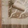 Ivory Tissue Dress Material Suit