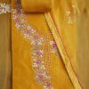 Mustard Organza Suit