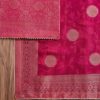 Rani Pink Tissue Brocade Embroidered Unstitched Suit