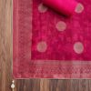 Rani Pink Tissue Brocade Embroidered Unstitched Suit
