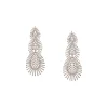 741-silver-anti-tarnish-cz-diamond-rhodium-plated-long-earrings-2.webp Silver Anti Tarnish CZ Diamond Rhodium Plated Long Earrings