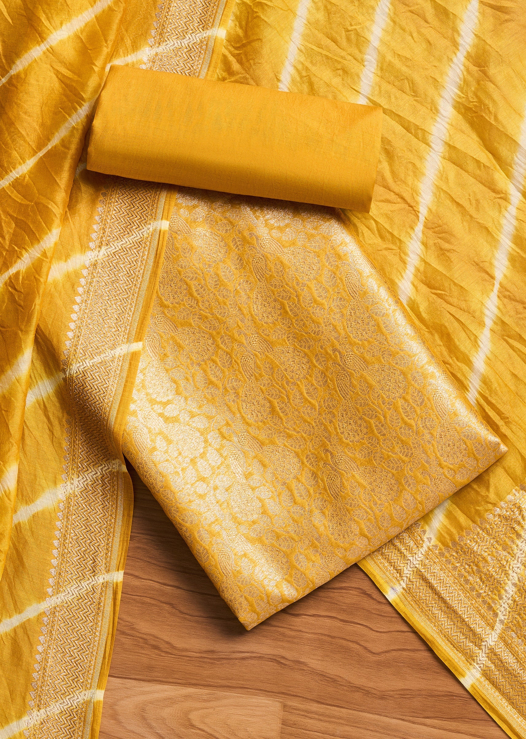 7413-kanak-noor-yellow-brocade-suit-set-1.jpg Kanak Noor Yellow Brocade Suit Set