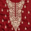 Maroon Satin Suit